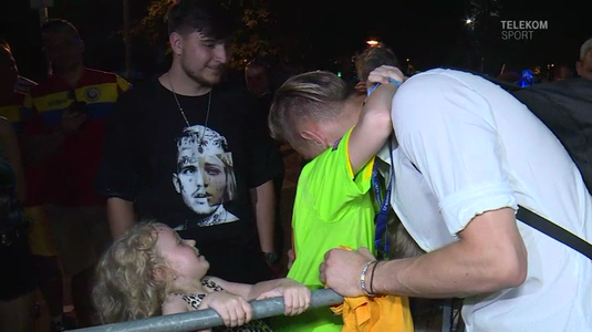 VIDEO | Momente emoţionante după semifinala cu Germania. Cine l-a aşteptat pe Ionuţ Radu la ieşirea de la vestiare