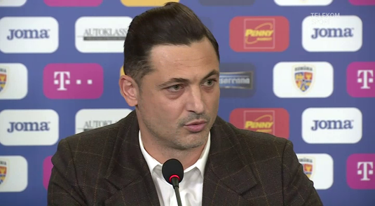 VIDEO | Emoţionat, dar încrezător. Primele cuvinte ale lui Rădoi în calitate de selecţioner: „Experienţa mea ca selecţioner e mai mare decât cea ca antrenor”