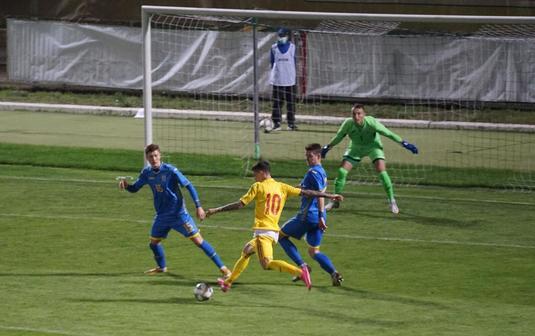 Ucraina U21 - România U21 1-0. Înfrângere şi pentru "tricolorii" mici după un penalty uşor acordat. Situaţie complicată pentru România în finalul preliminariilor