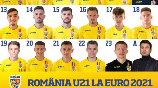 Tricolorii "mici" şi-au ales numerele pentru EURO! Un fotbalist de la FCSB, decarul. Ce au ales Drăguşin şi Octavian Popescu