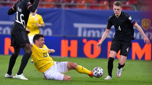 România - Germania 0-1. Germania se impune la limită după un joc mai bun, Stanciu putea egala pe final