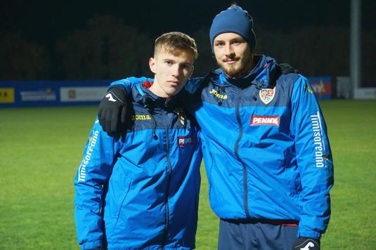 VIDEO Radu Draguşin şi Octavian Popescu, colegi de cameră la naţionala U21! Cum a decurs testul prieteniei