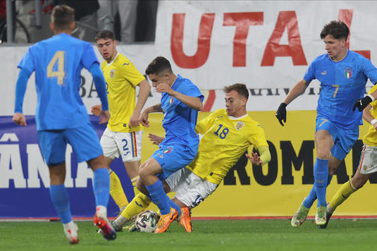 România U20 - Italia U20, scor 1-2. Ianis Stoica a marcat pentru tricolori