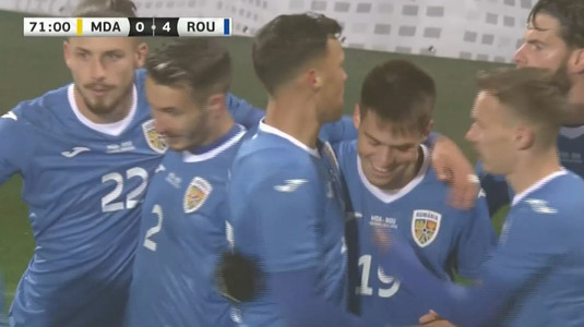 FOTO | Lui Daniel Paraschiv i-a luat doar un minut să marcheze primul său gol pentru România! Faza incredibilă reuşită de atacant