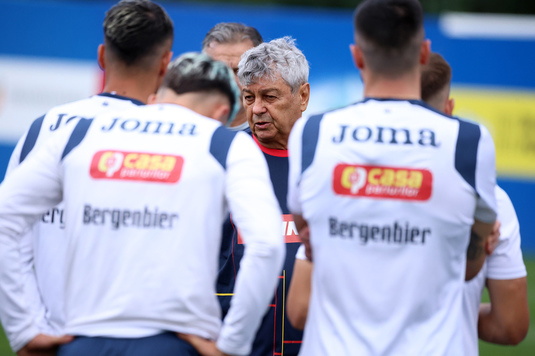 Mircea Lucescu a condus prima şedinţă de pregătire de după revenirea la echipa naţională
