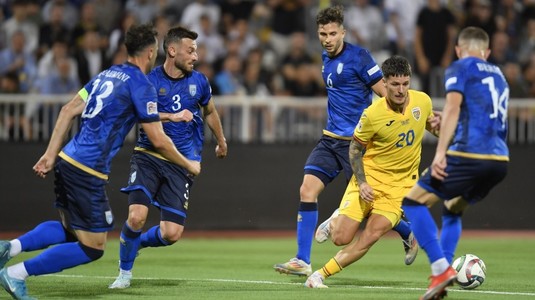 Kosovo - România, 0-3. Prima victorie în era "Mircea Lucescu". Prestaţie convingătoare a "tricolorilor", la Priştina