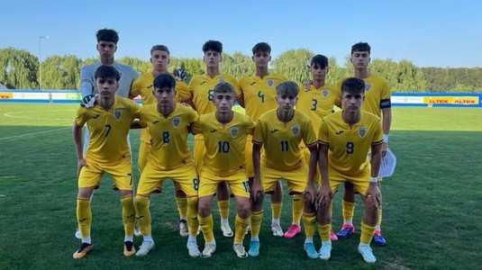 Naţionala U16 a remizat cu Cehia, scor 2-2, într-un meci amical disputat la Buftea
