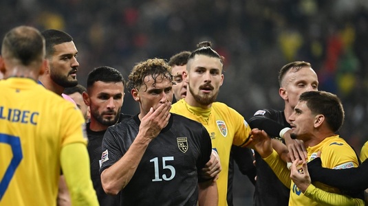 România - Kosovo 0-0, în Liga Naţiunilor. Scandal uriaş în prelungiri. Kosovarii au provocat şi tot ei au plecat la vestiare