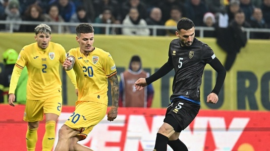 LIVE TEXT | România - Kosovo, ACUM, în Liga Naţiunilor. Tensiuni uriaşe în prelungiri. Jucătorii kosovari au ieşit de pe teren