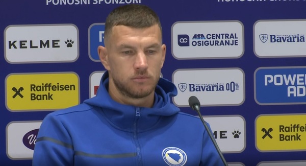Edin Dzeko, laude la adresa tricolorilor înainte de Bosnia - România: "Sunt o echipă bună şi tânără"