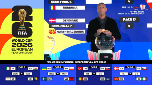 UPDATE | Încă o lovitură pentru tricolori! România va juca ambele meciuri în deplasare. Adversar infernal pentru naţionala noastră, în semifinală