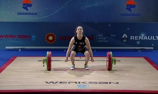 Bianca Ioniţă, locul 5 la 69 de kg, la CE de haltere. Florina Hulpan s-a retras din cauza unor probleme la cot