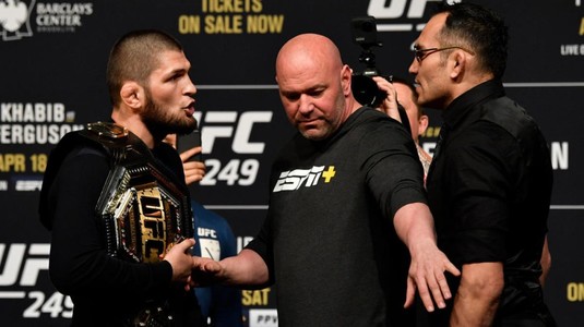 UFC 249 se ţine cu Tony vs. Khabib! Coşmarul lui Conor Mcgregor îşi va apăra centura