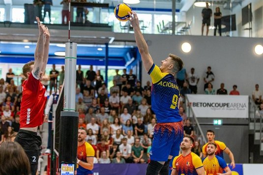 România, prima înfrângere în grupa G a preliminariilor Campionatului European din 2023 la volei masculin