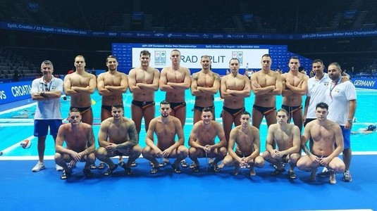 Naţionala masculină de polo a fost învinsă de Spania în primul meci de la Campionatul European, scor 16-9