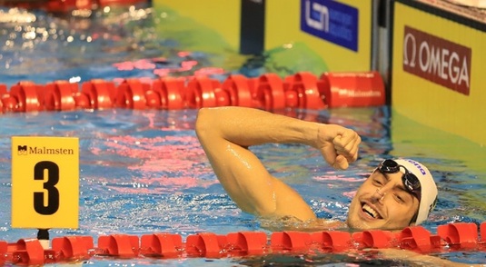Prima medalie pentru România la Campionatul European de Înot în bazin scurt! Andrei Ungur a fost aproape de aur