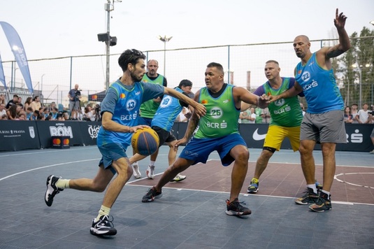 Final festiv la BCR Sport Arena Streetball 2024: Andrei Pavel şi Anghel Damian în duel cu campionii Europei din 2014. Toma Brenciu, coşul decisiv