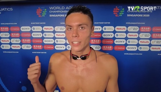 David Popovici a dezvăluit tactica prin care-şi învinge adversarii! Moment crucial pe ultima întoarcere: "Am văzut că americanul e în faţa mea"