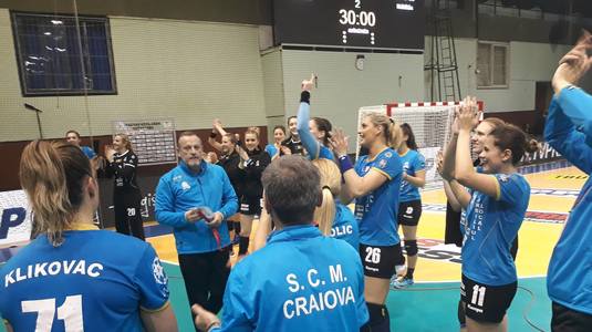 SCM Craiova şi HC Zalău şi-au aflat adversarele din sferturile de finală ale Cupei EHF