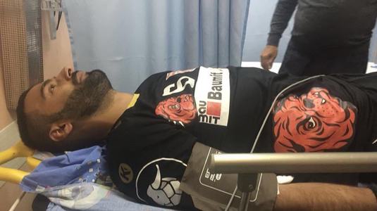 FOTO | Primele imagini cu Sajad Esteki, după accidentarea gravă suferită în partida cu Steaua