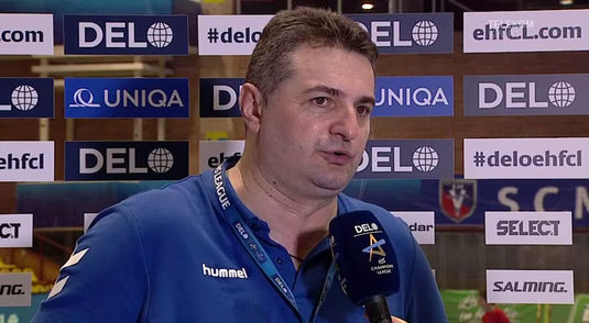 Florentin Pera a reacţionat după ce SCM Rm. Vâlcea s-a calificat în sferturile Ligii Campionilor: "Tot ce se întâmplă de acum e un bonus. Am depăşit tot ce ne-am propus!"