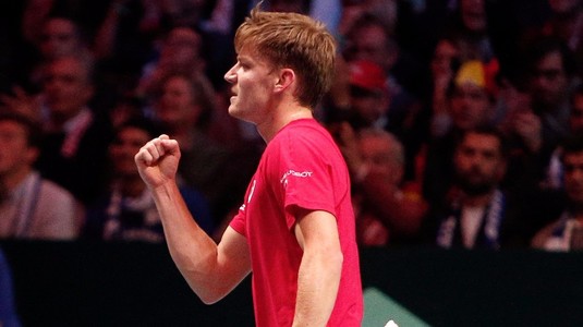 David Goffin l-a învins pe Jo-Wilfried Tsonga în trei seturi