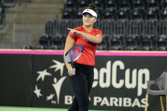 EXCLUSIV | Bianca Andreescu, românca din echipa de Fed Cup a Canadei, se pregăteşte mental cu un român