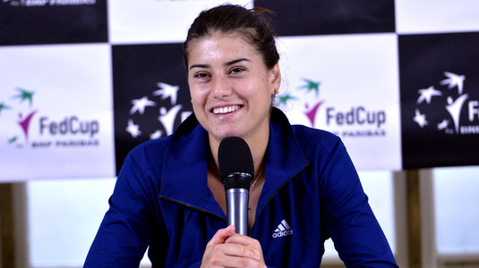 Sorana Cîrstea: "Mi-am sacrificat turneele de după un pic, dar mi-am dorit să fiu aici săptămâna aceasta şi să joc pentru România!"
