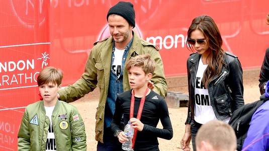 VIDEO | Fiul lui David Beckham, Romeo, a jucat tenis cu Wozniacki