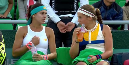 Sorana Cîrstea şi Jelena Ostapenko, calificare în semifinalele probei de dublu de la Roma. Meci dificil pentru un loc în finală
