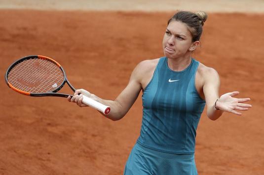 Moment incredibil între Simona Halep şi Darren Cahill! Ce s-a putut întâmpla în timpul meciului cu Angelique Kerber: ”Taci!”