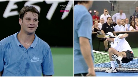 VIDEO | Cristi Chivu s-a apucat de tenis. A făcut spectacol în echipă cu Andrei Pavel. Ivanisevic s-a săturat de stat pe bară şi a rupt fileul