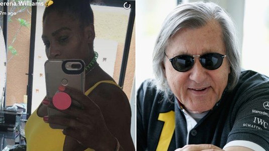 Ilie Năstase loveşte din nou! Derapaj verbal la adresa Serenei Williams: "Dacă eşti gras, eşti gras. Nu e vina noastră"