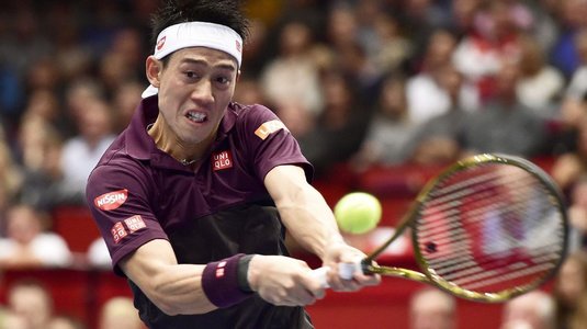 Finala turneului ATP de la Viena se joacă între Nishikori şi Anderson