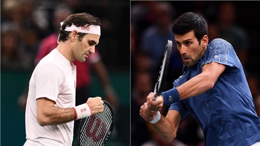 VIDEO | Semifinala de vis la Paris, Federer - Djokovic, astăzi, în direct la Telekom Sport 4, de la 17:30. Care sunt ultimii doi jucători calificaţi la Turneul Campionilor