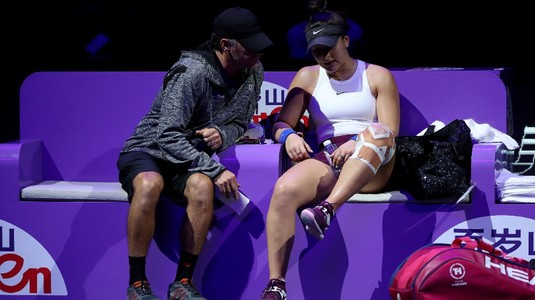 Final de drum pentru Bianca Andreescu la Turneul Campioanelor. Canadianca a abandonat în meciul cu Plişkova şi a fost eliminată