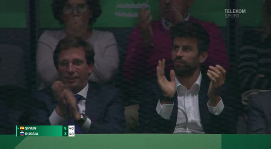 VIDEO | Pique a fost martor la cel mai tare schimb de mingi din Cupa Davis. A durat un minut şi cinci secunde