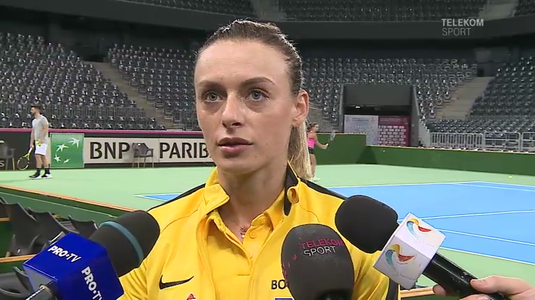 VIDEO | Ana Bogdan: "E momentul pentru care am muncit până acum". România - Rusia, la Fed Cup, se joaca în weekend la Telekom Sport