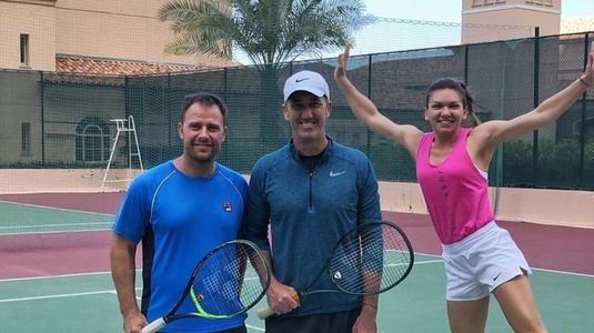 Replica fabuloasă a lui Artemon Apostu pentru Simona Halep! Ce i-a spus antrenorul la on court coaching: "Doar pentru asta am venit"