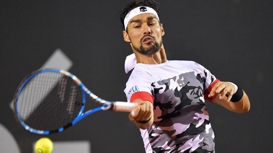 Încă un caz de COVID-19 în tenis. Fabio Fognini, testat pozitiv cu Coronavirus