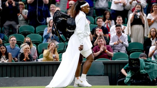 Postarea Serenei Williams, după ce s-a retras de la Wimbledon: "Cu inima frântă, a trebuit să iau această decizie"