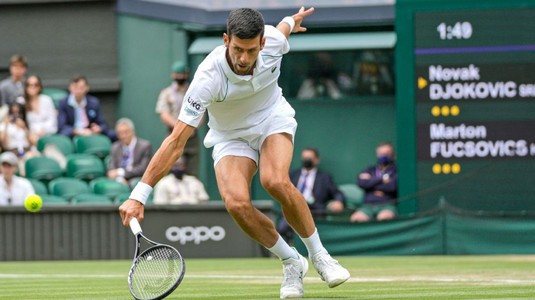 Djokovic a trecut în minimum de seturi de Marton Fucsovics şi s-a calificat în semifinale la Wimbledon