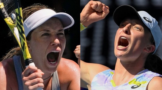 Danielle Collins - Iga Swiatek, a doua semifinală de la Australian Open