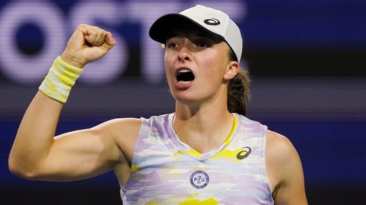 După ce a eliminat-o pe Bianca Andreescu, Iga Swiatek a trecut şi de Emma Răducanu şi este în sferturi la Indian Wells. Următoarea adversară: Sorana Cîrstea