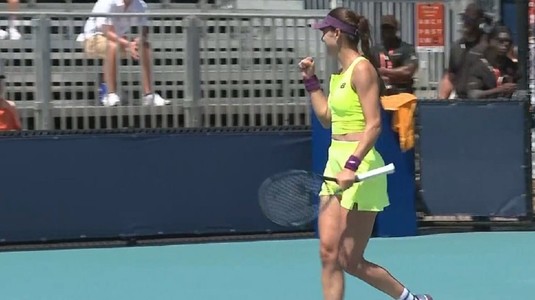 Sorana Cîrstea, meci fantastic şi calificare în optimi la Miami Open! Românca a revenit de la 0-3 în primul set şi a învins-o pe Kasatkina