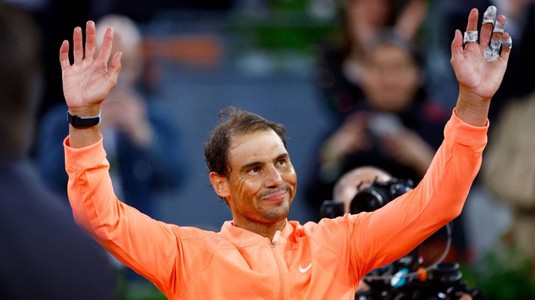 VIDEO | Nadal, ovaţionat la ultimul său meci jucat la Madrid. Soţia, mama şi sora lui "Rafa", cu ochii în lacrimi după meciul pierdut de iberic în optimile de finală