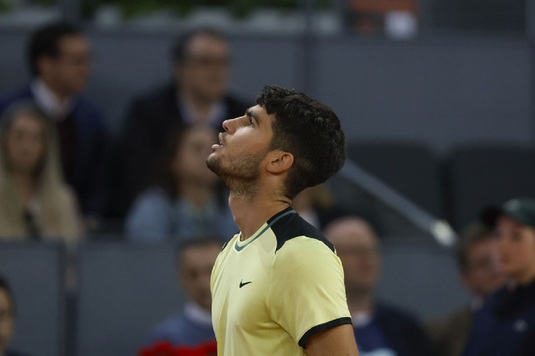 Alcaraz, eliminat de Rublev în sferturi la Madrid. Ce record urmărea ibericul la turneul din capitala Spaniei