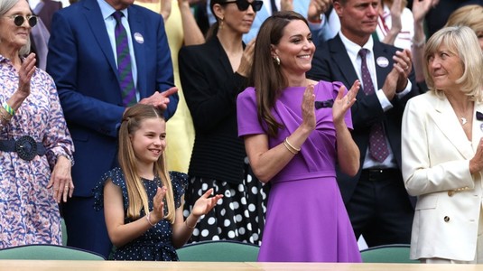 VIDEO | Momente superbe la Wimbledon. În plină luptă cu cancerul, prinţesa Catherine a fost ovaţionată de întreaga arenă