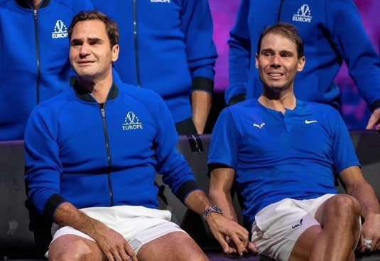 Legendarul Roger Federer, mesaj emoţionat pentru "regele zgurii" Rafael Nadal, aflat la ultima competiţie din carieră: ”M-ai făcut să mă bucur şi mai mult de joc”