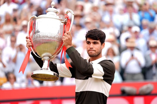 Încă un turneu câştigat de Carlos Alcaraz. La câte triumfuri a ajuns în 2025, după succesul de la Queen's Club